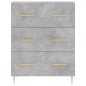 vidaXL Highboard Betongrau 69,5x34x180 cm Holzwerkstoff vidaXL Highboard Betongrau 69,5x34x180 cm Holzwerkstoff