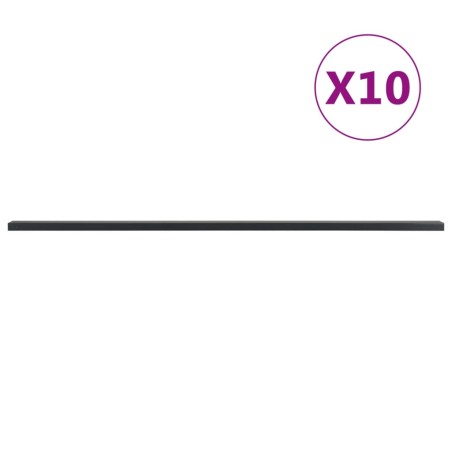 vidaXL Zaunpfosten 10 Stk. Grau 220 cm Stahl