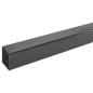 vidaXL Zaunpfosten 10 Stk. Grau 220 cm Stahl vidaXL Zaunpfosten 10 Stk. Grau 220 cm Stahl