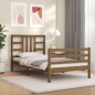 vidaXL Massivholzbett mit Kopfteil Honigbraun 90x200 cm vidaXL Massivholzbett mit Kopfteil Honigbraun 90x200 cm