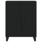 vidaXL Highboard Schwarz 69,5x34x180 cm Holzwerkstoff vidaXL Highboard Schwarz 69,5x34x180 cm Holzwerkstoff