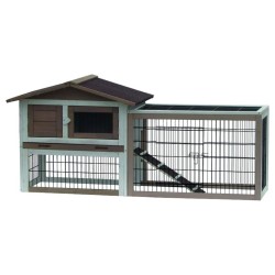FLAMINGO Kaninchenstall Sunshine Urban 155x53x70 cm Braun