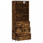 vidaXL Highboard Räuchereiche 69,5x34x180 cm Holzwerkstoff vidaXL Highboard Räuchereiche 69,5x34x180 cm Holzwerkstoff