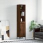 vidaXL Highboard Braun Eichen-Optik 34,5x34x180 cm Holzwerkstoff vidaXL Highboard Braun Eichen-Optik 34,5x34x180 cm Holzwerkstoff