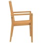 vidaXL Gartenstühle 8 Stk. Stapelbar 56,5x57,5x91 cm Massivholz Teak vidaXL Gartenstühle 8 Stk. Stapelbar 56,5x57,5x91 cm Massivholz Teak