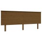 vidaXL Massivholzbett mit Kopfteil Honigbraun 200x200 cm vidaXL Massivholzbett mit Kopfteil Honigbraun 200x200 cm