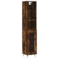 vidaXL Highboard Räuchereiche 34,5x34x180 cm Holzwerkstoff vidaXL Highboard Räuchereiche 34,5x34x180 cm Holzwerkstoff