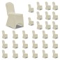 vidaXL Stretch-Stuhlhussen Creme 30 Stk. vidaXL Stretch-Stuhlhussen Creme 30 Stk.