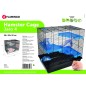FLAMINGO Hamsterkäfig Jaro 4 58x38x55 cm Schwarz und Blau FLAMINGO Hamsterkäfig Jaro 4 58x38x55 cm Schwarz und Blau