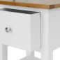 vidaXL Nachttische 2 Stk. 36x30x47 cm Massivholz Eiche vidaXL Nachttische 2 Stk. 36x30x47 cm Massivholz Eiche