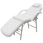 vidaXL Kosmetikstuhl Tragbar Kunstleder 185×78×76 cm Weiß vidaXL Kosmetikstuhl Tragbar Kunstleder 185×78×76 cm Weiß