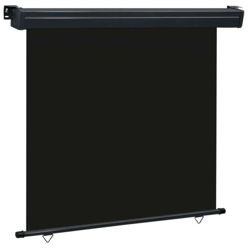 vidaXL Balkon-Seitenmarkise 160 × 250 cm Schwarz vidaXL Balkon-Seitenmarkise 160 × 250 cm Schwarz