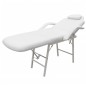 vidaXL Kosmetikstuhl Tragbar Kunstleder 185×78×76 cm Weiß vidaXL Kosmetikstuhl Tragbar Kunstleder 185×78×76 cm Weiß
