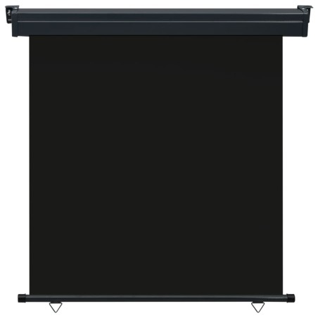 vidaXL Balkon-Seitenmarkise 160 × 250 cm Schwarz
