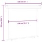 vidaXL Balkon-Seitenmarkise 160 × 250 cm Schwarz vidaXL Balkon-Seitenmarkise 160 × 250 cm Schwarz