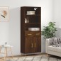 vidaXL Highboard Braun Eichen-Optik 69,5x34x180 cm Holzwerkstoff vidaXL Highboard Braun Eichen-Optik 69,5x34x180 cm Holzwerkstoff