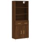 vidaXL Highboard Braun Eichen-Optik 69,5x34x180 cm Holzwerkstoff vidaXL Highboard Braun Eichen-Optik 69,5x34x180 cm Holzwerkstoff