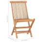 vidaXL 7-tlg. Garten-Essgruppe Klappbar Massivholz Teak vidaXL 7-tlg. Garten-Essgruppe Klappbar Massivholz Teak