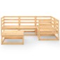 vidaXL 5-tlg. Garten-Lounge-Set Massivholz Kiefer vidaXL 5-tlg. Garten-Lounge-Set Massivholz Kiefer