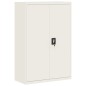 vidaXL Aktenschrank Weiß 90x40x180 cm Stahl vidaXL Aktenschrank Weiß 90x40x180 cm Stahl