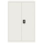 vidaXL Aktenschrank Weiß 90x40x180 cm Stahl vidaXL Aktenschrank Weiß 90x40x180 cm Stahl