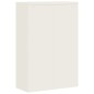 vidaXL Aktenschrank Weiß 90x40x180 cm Stahl vidaXL Aktenschrank Weiß 90x40x180 cm Stahl