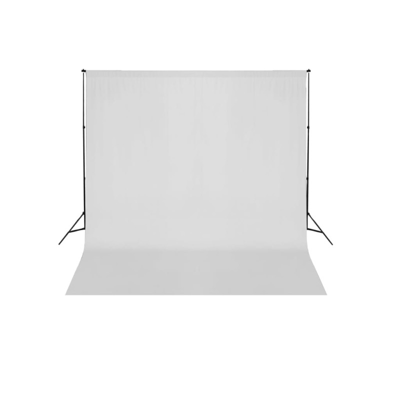 vidaXL Fotohintergrund-System 600 x 300 cm Weiß vidaXL Fotohintergrund-System 600 x 300 cm Weiß