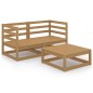 vidaXL 3-tlg. Garten-Lounge-Set Honigbraun Massivholz Kiefer vidaXL 3-tlg. Garten-Lounge-Set Honigbraun Massivholz Kiefer