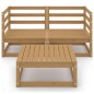 vidaXL 3-tlg. Garten-Lounge-Set Honigbraun Massivholz Kiefer vidaXL 3-tlg. Garten-Lounge-Set Honigbraun Massivholz Kiefer