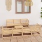 vidaXL 8-tlg. Garten-Lounge-Set Massivholz Kiefer vidaXL 8-tlg. Garten-Lounge-Set Massivholz Kiefer