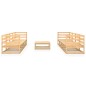 vidaXL 9-tlg. Garten-Lounge-Set Massivholz Kiefer vidaXL 9-tlg. Garten-Lounge-Set Massivholz Kiefer