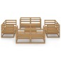 vidaXL 9-tlg. Garten-Lounge-Set Honigbraun Massivholz Kiefer vidaXL 9-tlg. Garten-Lounge-Set Honigbraun Massivholz Kiefer