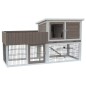 FLAMINGO Kaninchenstall Floret Urban 165x61,5x91 cm Braun FLAMINGO Kaninchenstall Floret Urban 165x61,5x91 cm Braun