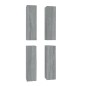 vidaXL TV-Schränke 4 Stk. Grau Sonoma 30,5x30x110 cm Holzwerkstoff vidaXL TV-Schränke 4 Stk. Grau Sonoma 30,5x30x110 cm Holzwerkstoff