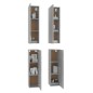 vidaXL TV-Schränke 4 Stk. Grau Sonoma 30,5x30x110 cm Holzwerkstoff vidaXL TV-Schränke 4 Stk. Grau Sonoma 30,5x30x110 cm Holzwerkstoff