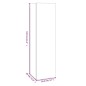 vidaXL TV-Schränke 4 Stk. Grau Sonoma 30,5x30x110 cm Holzwerkstoff vidaXL TV-Schränke 4 Stk. Grau Sonoma 30,5x30x110 cm Holzwerkstoff
