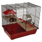 FLAMINGO Hamsterkäfig Enzo 2 41,5x28,5x38 cm Bordeaux FLAMINGO Hamsterkäfig Enzo 2 41,5x28,5x38 cm Bordeaux