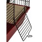 FLAMINGO Hamsterkäfig Enzo 2 41,5x28,5x38 cm Bordeaux FLAMINGO Hamsterkäfig Enzo 2 41,5x28,5x38 cm Bordeaux