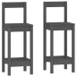 vidaXL 3-tlg. Bar-Set Grau Massivholz Kiefer vidaXL 3-tlg. Bar-Set Grau Massivholz Kiefer