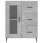 Highboard Betongrau 69,5x34x180 cm Holzwerkstoff Highboard Betongrau 69,5x34x180 cm Holzwerkstoff