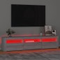 vidaXL TV-Schrank mit LED-Leuchten Grau Sonoma 180x35x40 cm vidaXL TV-Schrank mit LED-Leuchten Grau Sonoma 180x35x40 cm