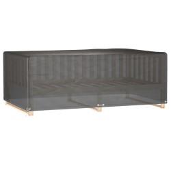 vidaXL Gartenmöbel-Abdeckungen 2 Stk. 12 Ösen 213x132x75 cm Rechteckig