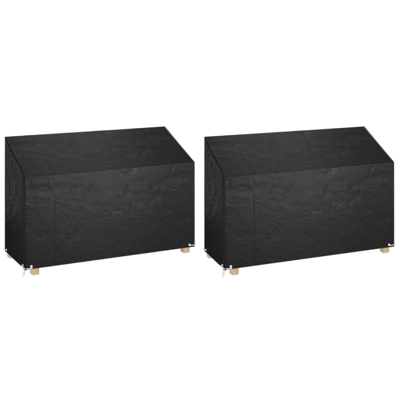 vidaXL Abdeckungen für Gartenbank 2 Stk. 8 Ösen 190x70x70/88 cm vidaXL Abdeckungen für Gartenbank 2 Stk. 8 Ösen 190x70x70/88 cm