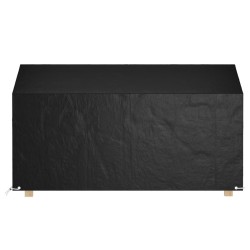 vidaXL Abdeckungen für Gartenbank 2 Stk. 8 Ösen 190x70x70/88 cm