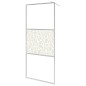 vidaXL Duschwand mit Ablage für Walk-In-Dusche Chrom 100x195 cm ESG vidaXL Duschwand mit Ablage für Walk-In-Dusche Chrom 100x195 cm ESG