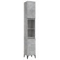 vidaXL 3-tlg. Badmöbel-Set Betongrau Holzwerkstoff vidaXL 3-tlg. Badmöbel-Set Betongrau Holzwerkstoff