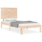 vidaXL Massivholzbett mit Kopfteil 90x200 cm vidaXL Massivholzbett mit Kopfteil 90x200 cm