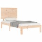 vidaXL Massivholzbett mit Kopfteil 90x200 cm vidaXL Massivholzbett mit Kopfteil 90x200 cm