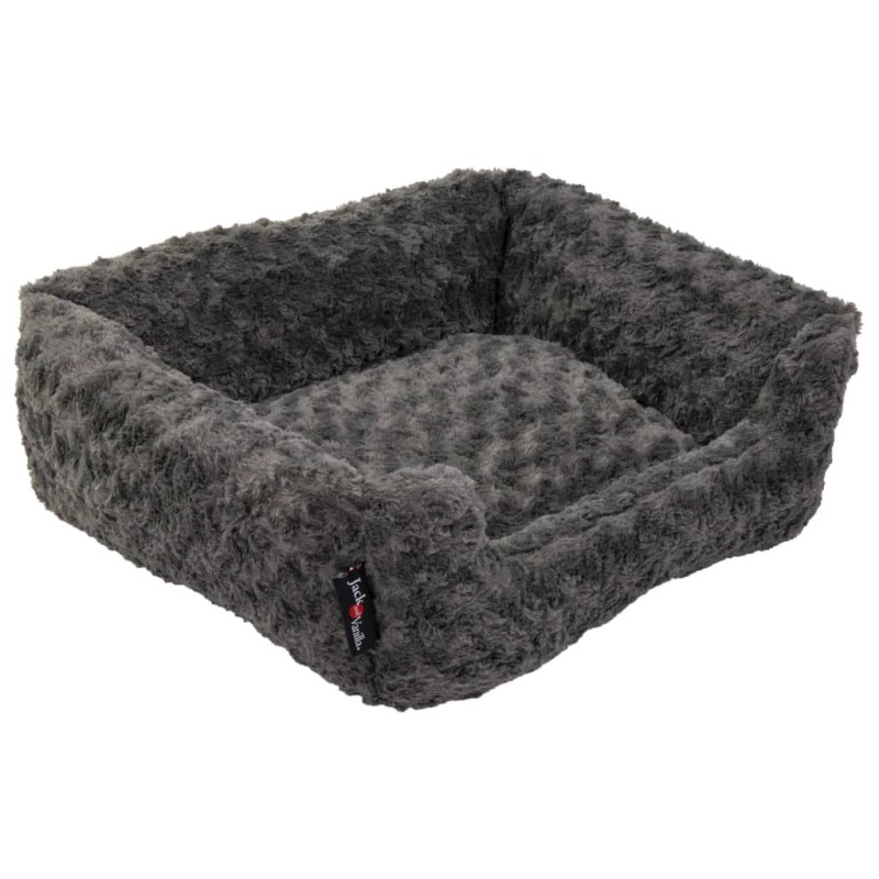 Jack and Vanilla Haustiersofa Softy XS 50x43x17 cm Rosette Grau Jack and Vanilla Haustiersofa Softy XS 50x43x17 cm Rosette Grau
