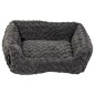Jack and Vanilla Haustiersofa Softy XS 50x43x17 cm Rosette Grau Jack and Vanilla Haustiersofa Softy XS 50x43x17 cm Rosette Grau